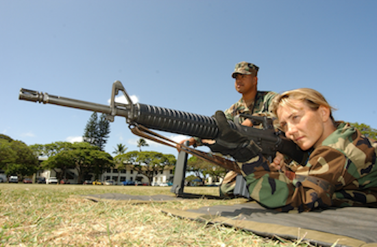 Because She Had Left Her M-16A2 Service Rifle Unmanned