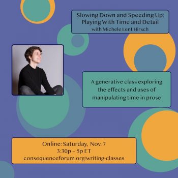 Writing Classes—Slowing Down and Speeding Up